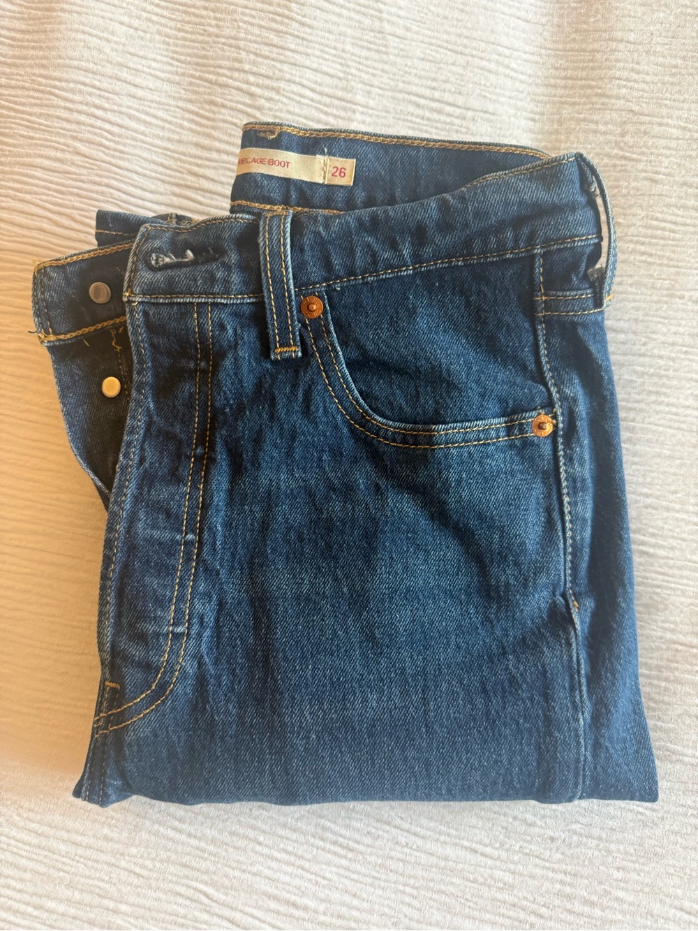 Levi's Dark Blue Boot Cut Women's Jeans